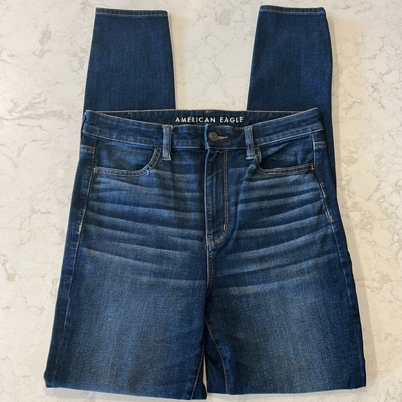 American Eagle AE Next Level Stretch Highest Rise Jegging Size 10 Xtra Long - Picture 10 of 16